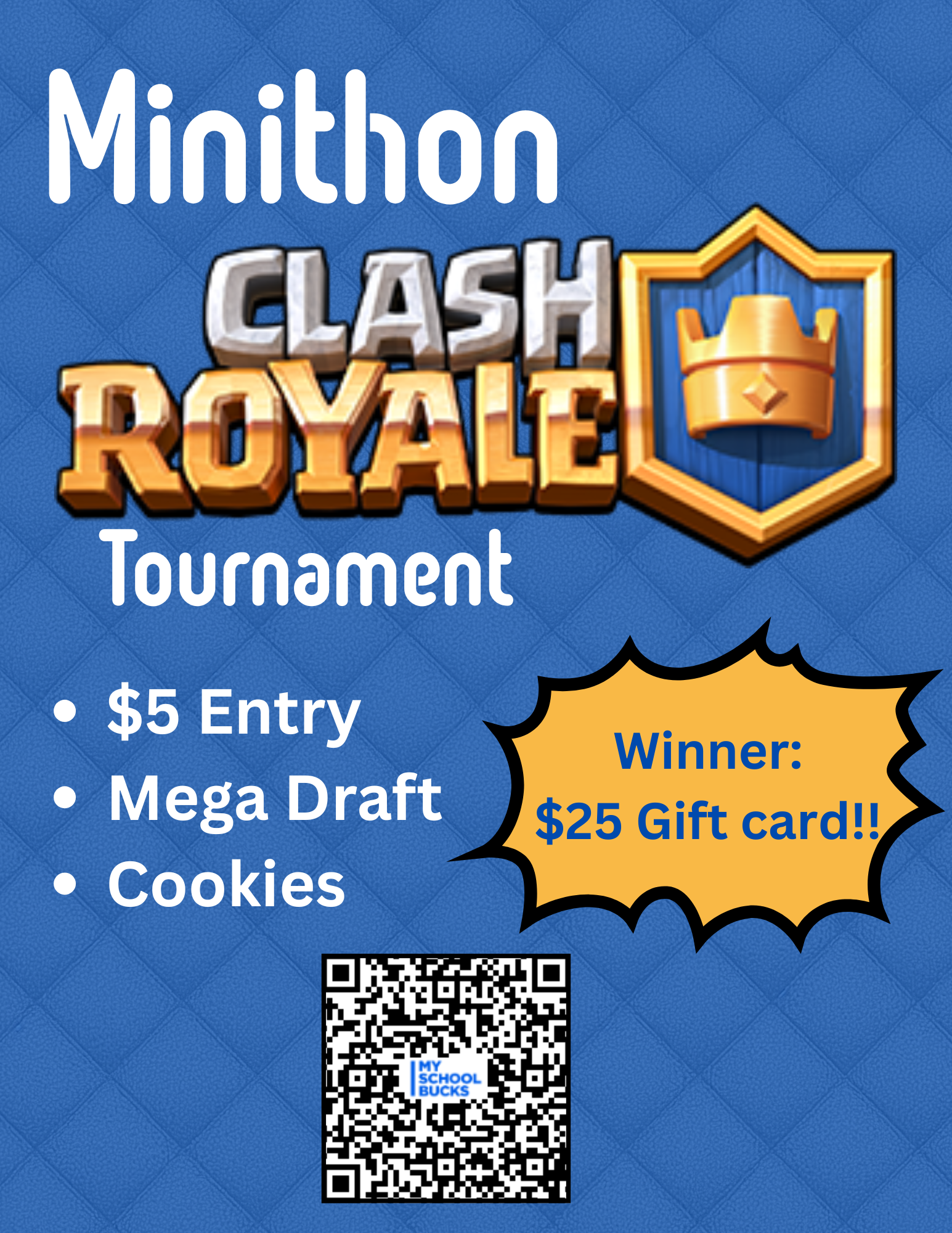 Clash Royale Tournament Flyer