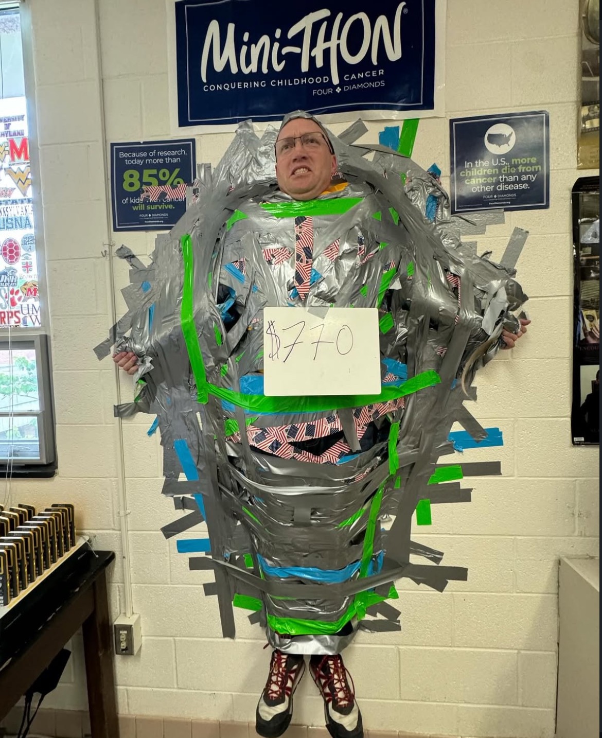 Taping a Teacher to a Wall